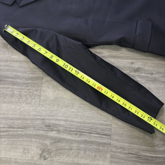 Hickey Freeman Milburn II Jacket Men's Size 46L Suit Coat 100% Worsted Wool Blue - Picture 10 of 11